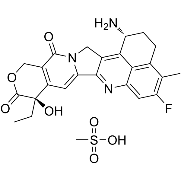 (1R,9R)-Exatecan mesylate ((1R,9R)-DX8951f) 2938875-39-7